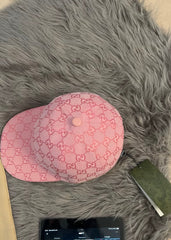 Casquette GG rose