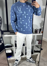 Pull bleu LV