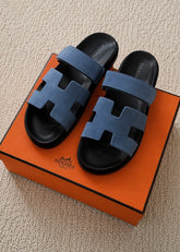 Sandales chypre bleu