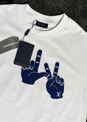 T-shirt LV Blanc/Bleu