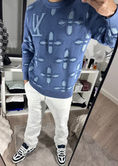 Pull bleu LV