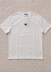 Weißes Prvda-T-Shirt
