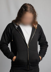 Sweat zippé brb noir