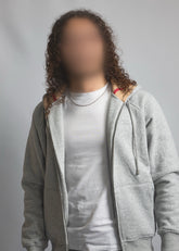 Sweat zippé brb gris