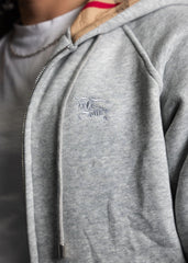Sweat zippé brb gris