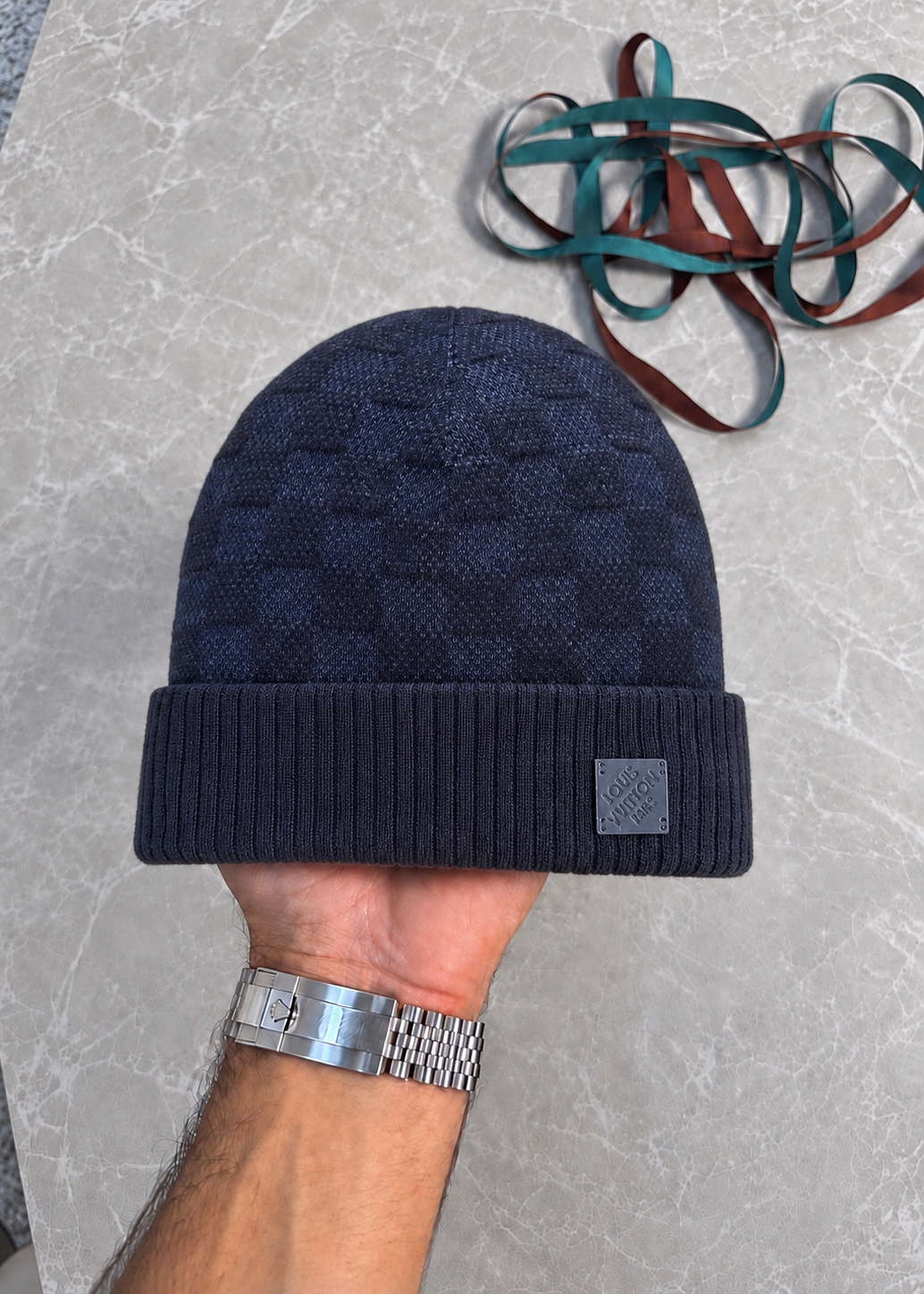 Bonnet LV Bleu Nuit