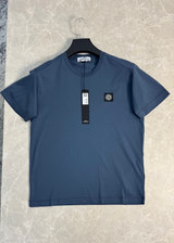 T-shirt Island Bleu