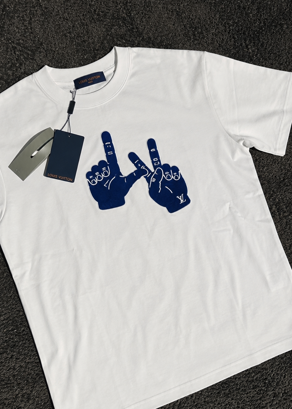 T-shirt LV Blanc/Bleu