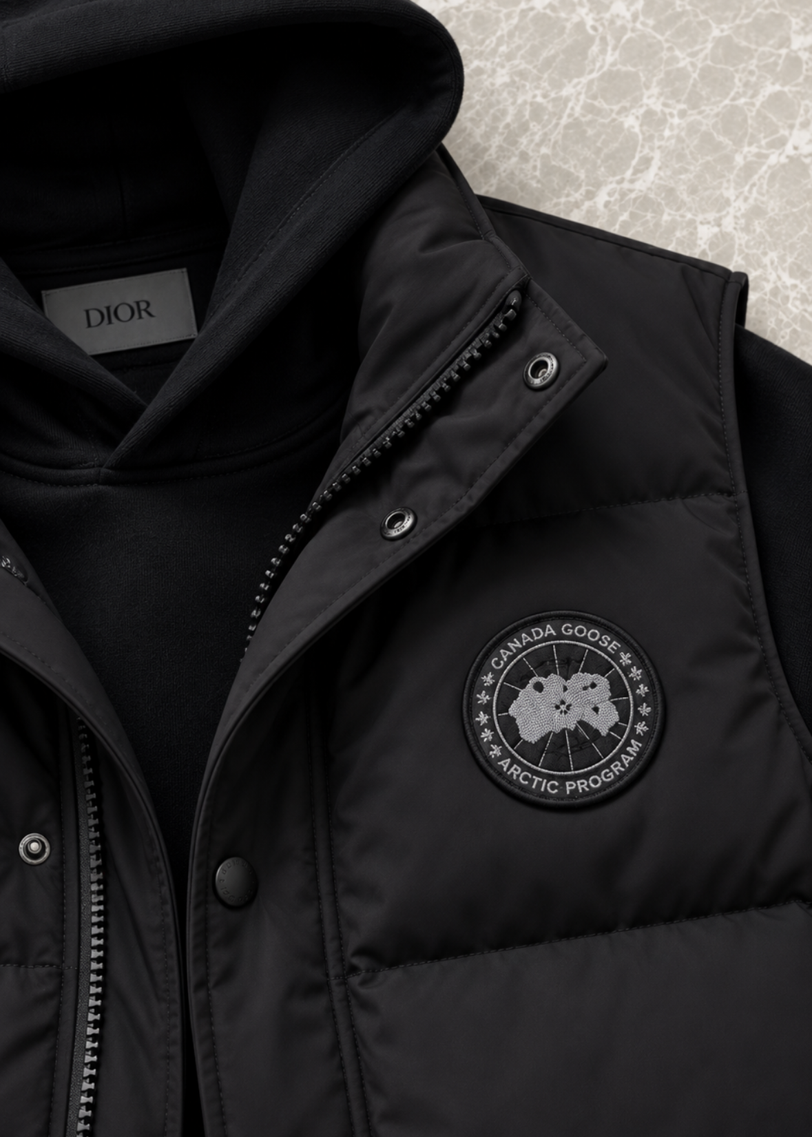 Veste sans manche Canada Noir