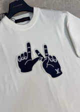 T-shirt LV Blanc/Bleu