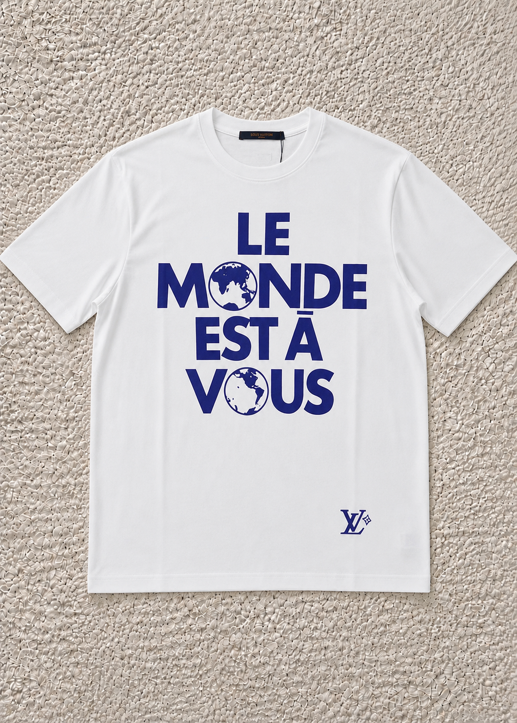White and Blue LV T-shirt