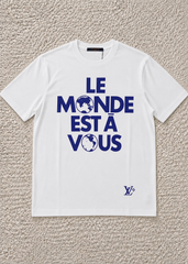 White and Blue LV T-shirt