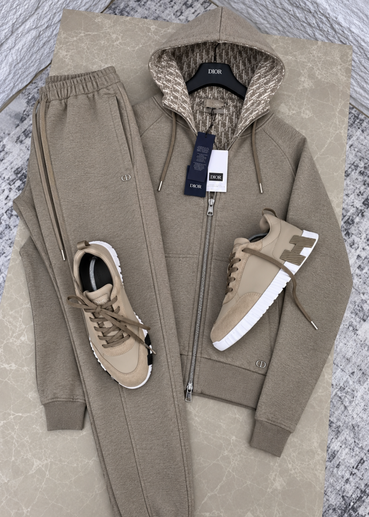 Ensemble en Cachemire CD Taupe