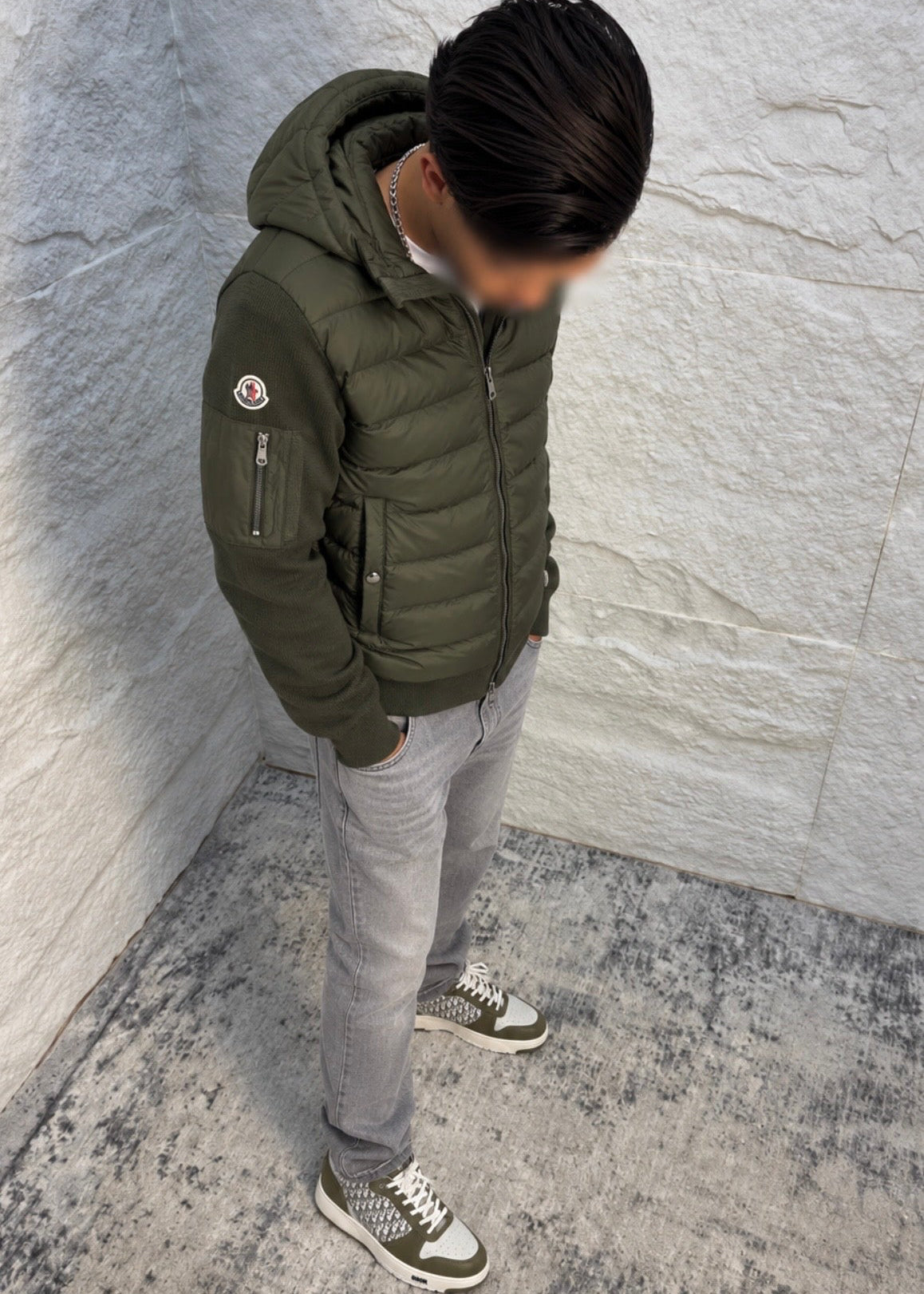 Gilet Mcr maille Vert