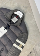 Veste Moncler Grise/Blanc