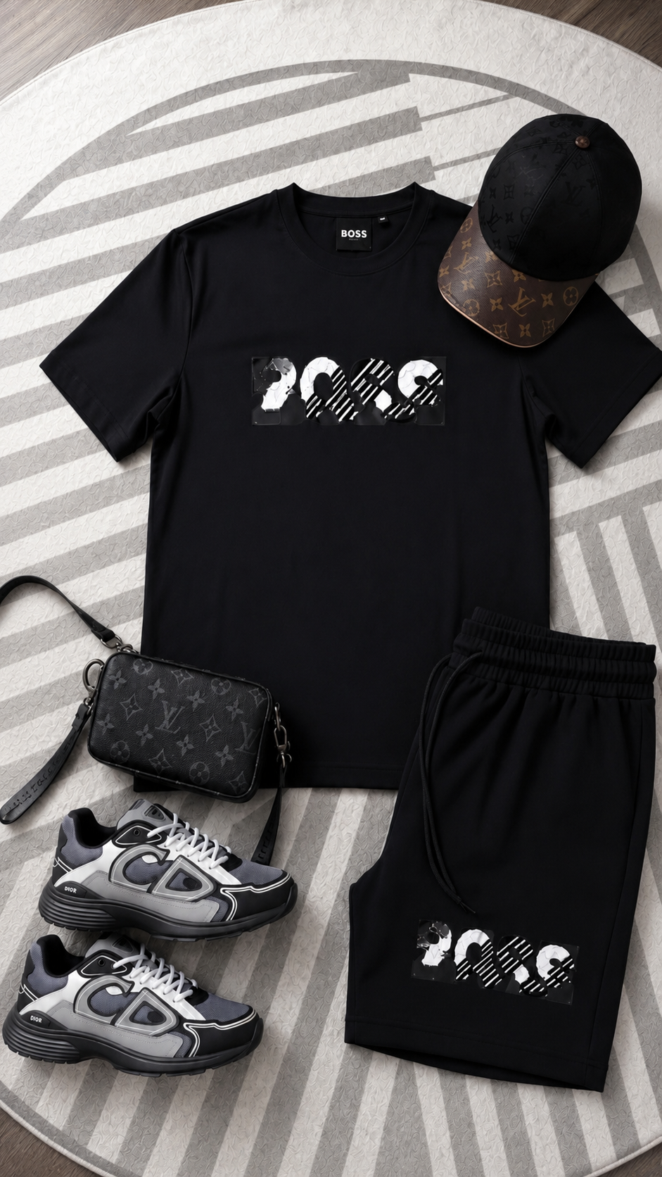 Ensemble été Boss noir