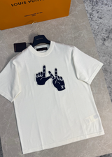 T-shirt LV Blanc/Bleu