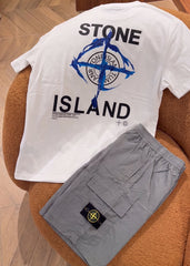 Ensemble island gris/blanc