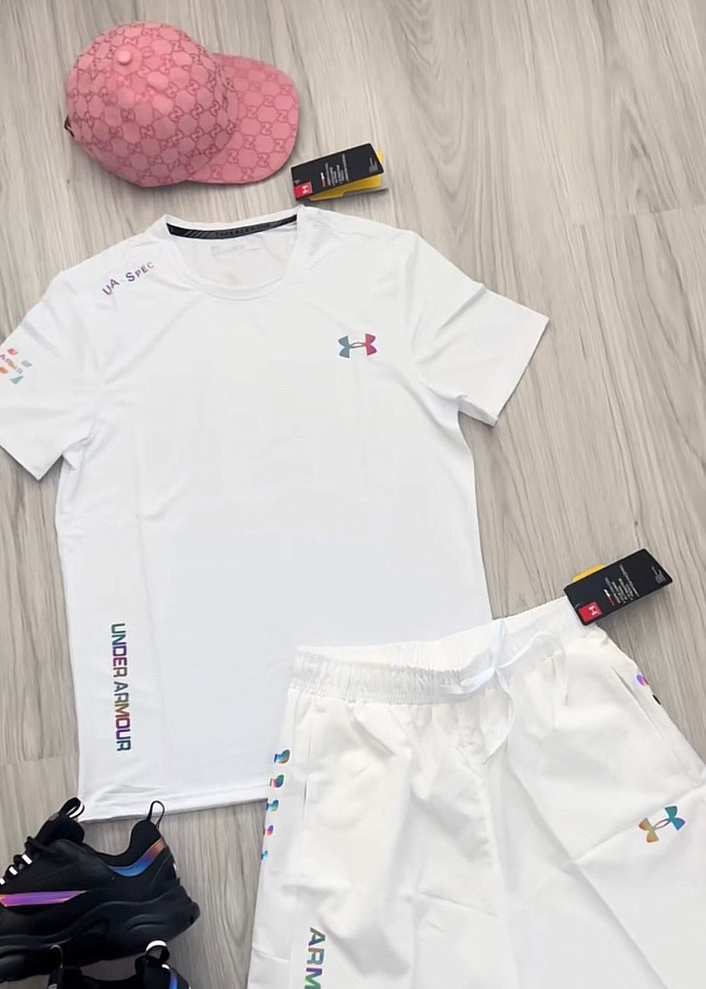 Ensemble réflectif H blanc