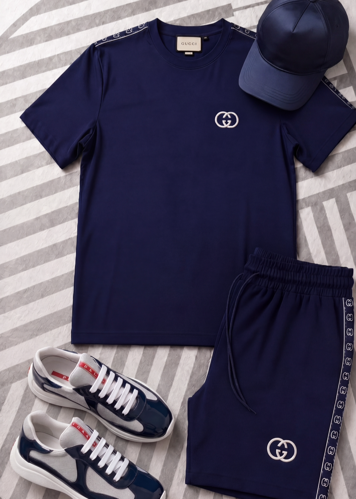 Ensemble été GG bleu