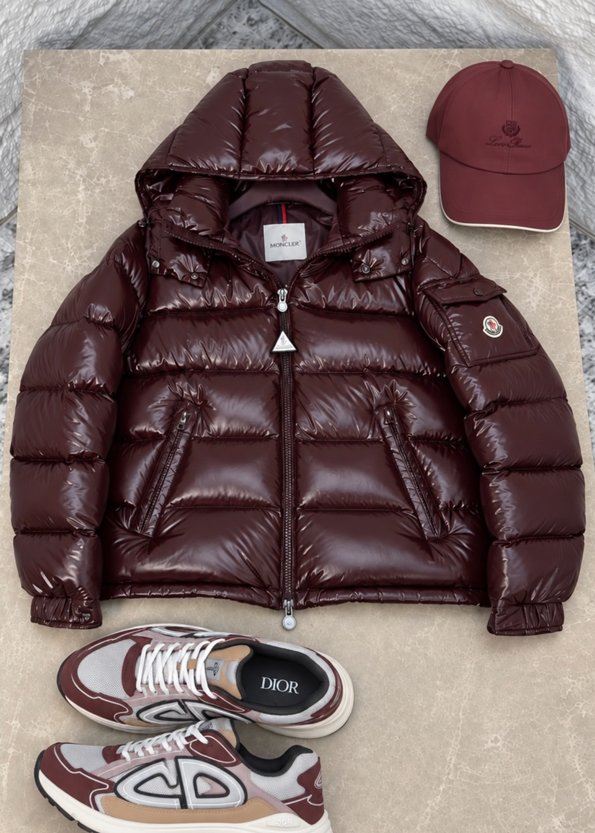 Doudoune Maya Bordeaux