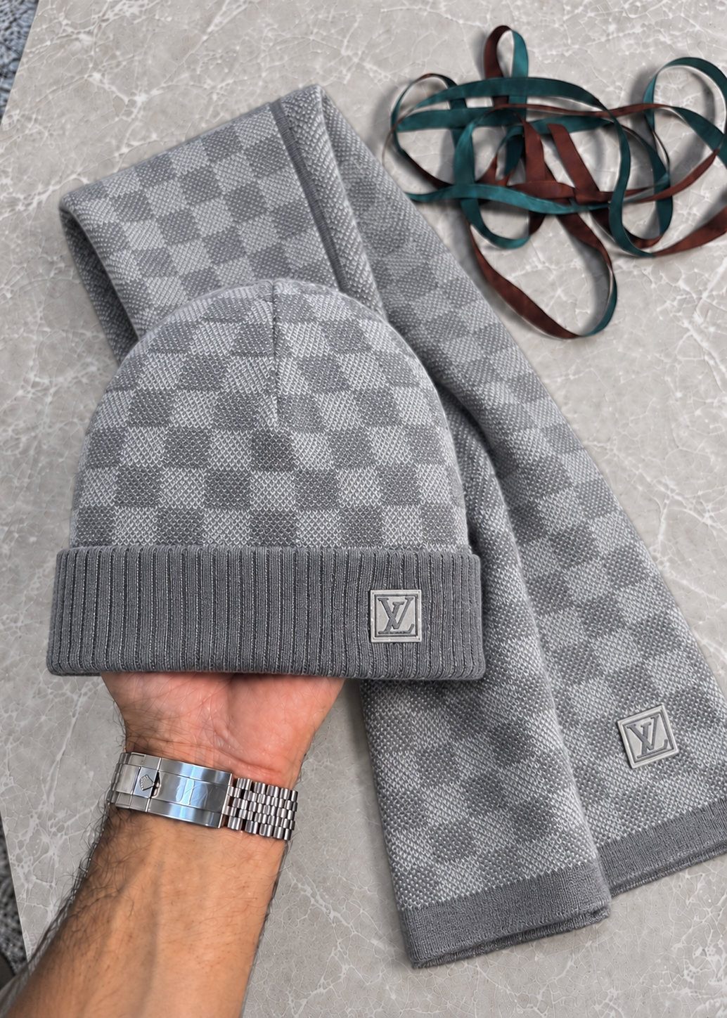 Bonnet LV Gris