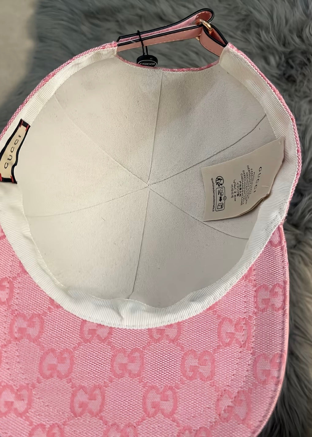 Casquette GG rose