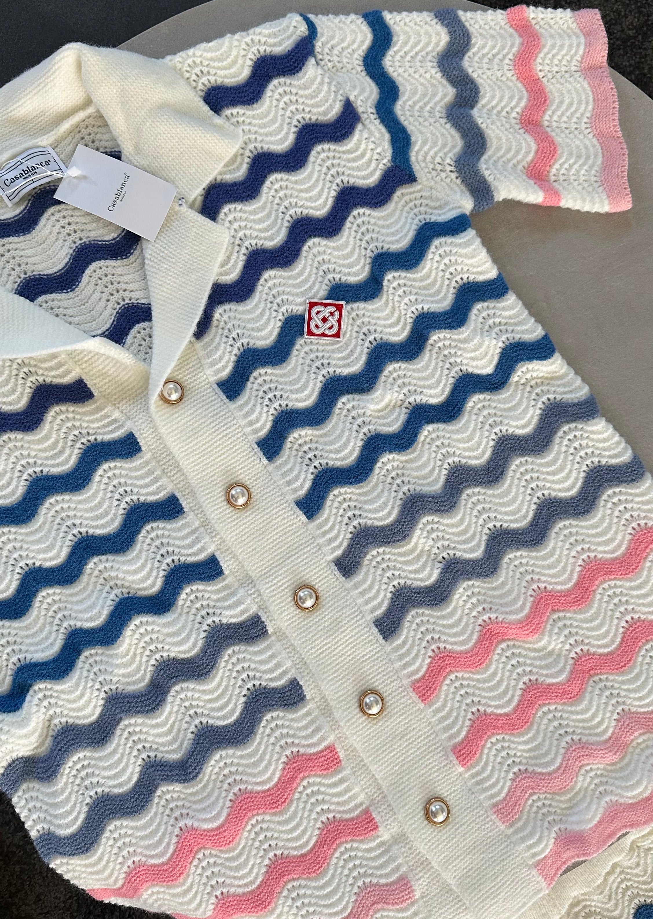 Ensemble casa bleu/rose