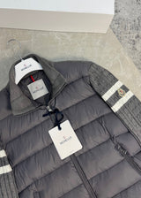 Veste Moncler Grise/Blanc