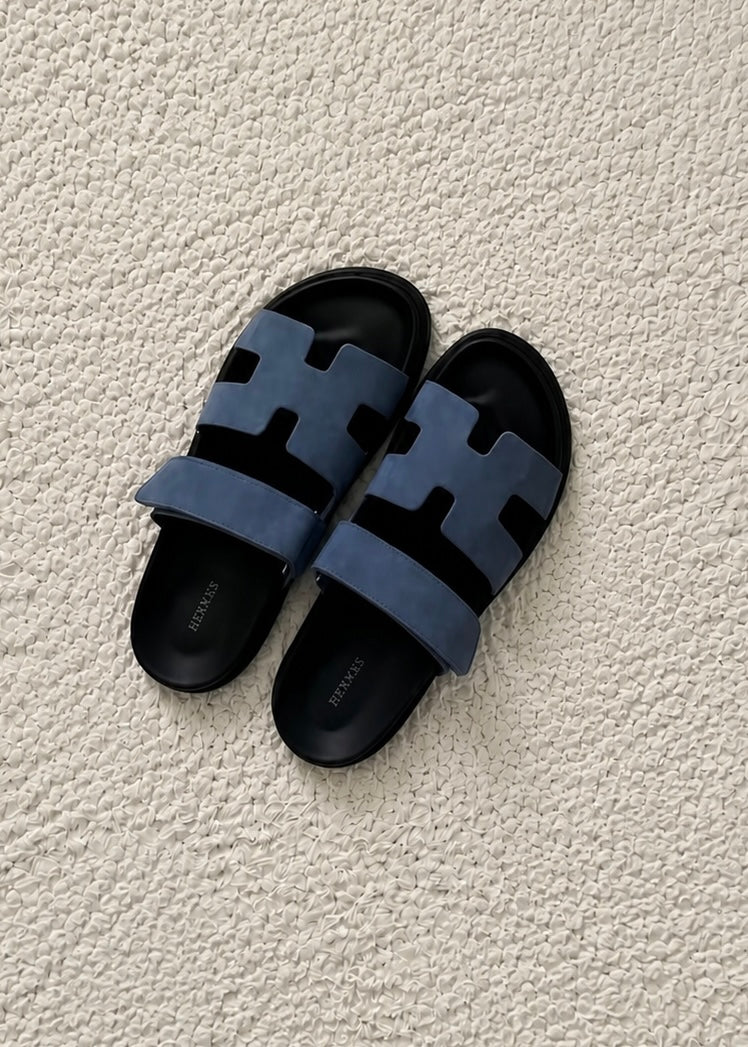 Sandales chypre bleu