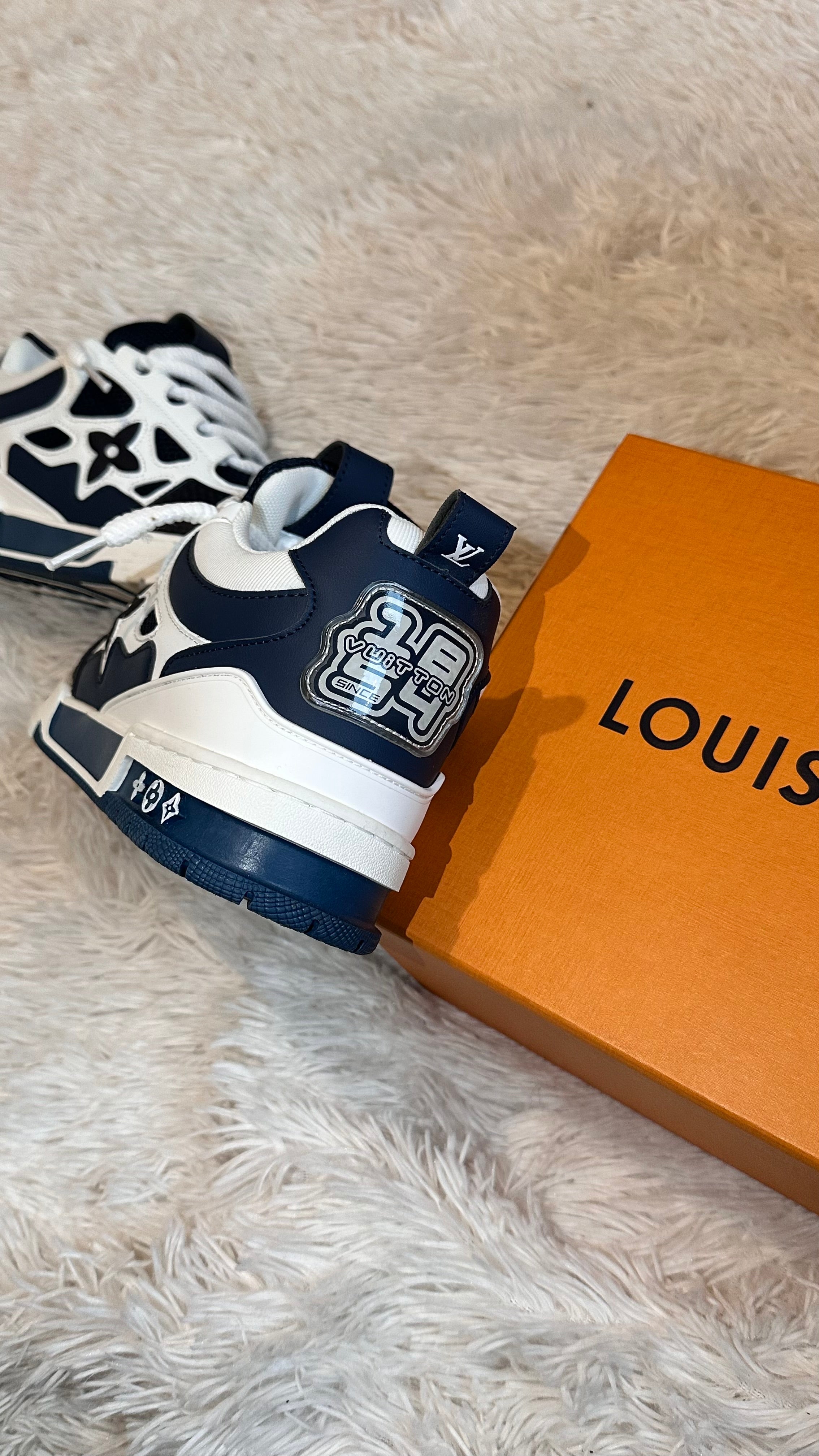 Basket Skate LV Bleu