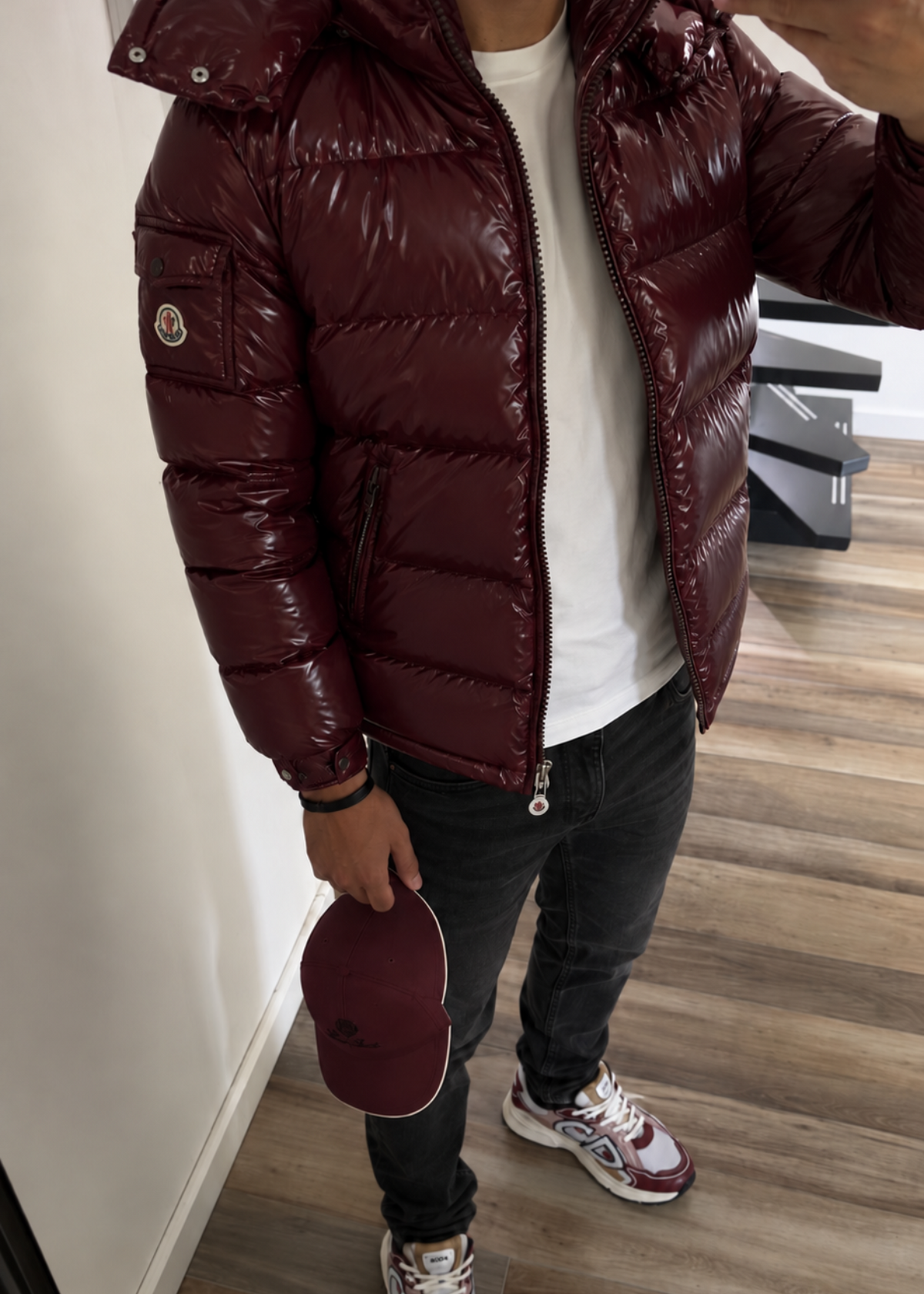 Doudoune Maya Bordeaux