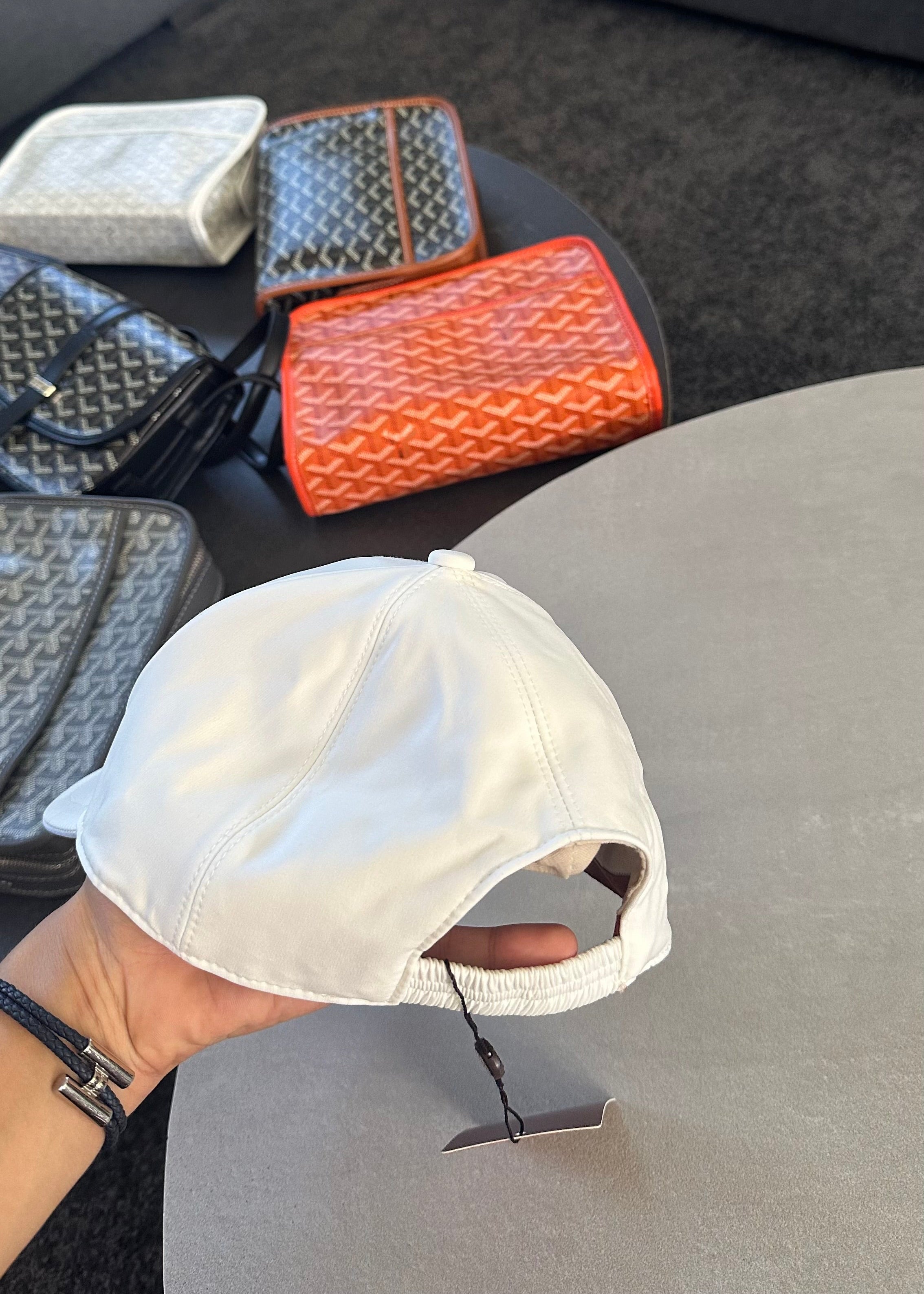 Casquette LP Blanc/Marron