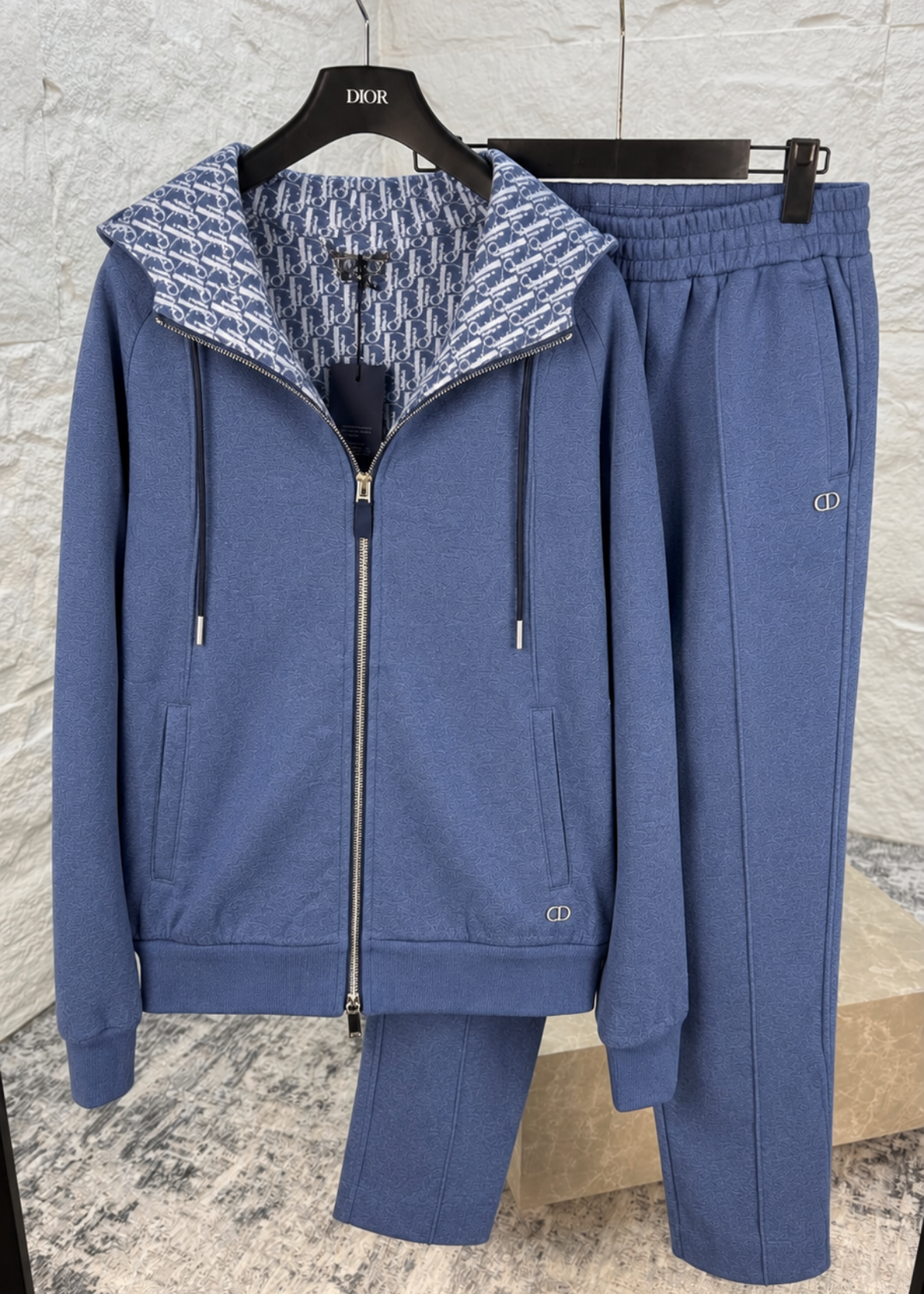 Ensemble en Cachemire CD Bleu