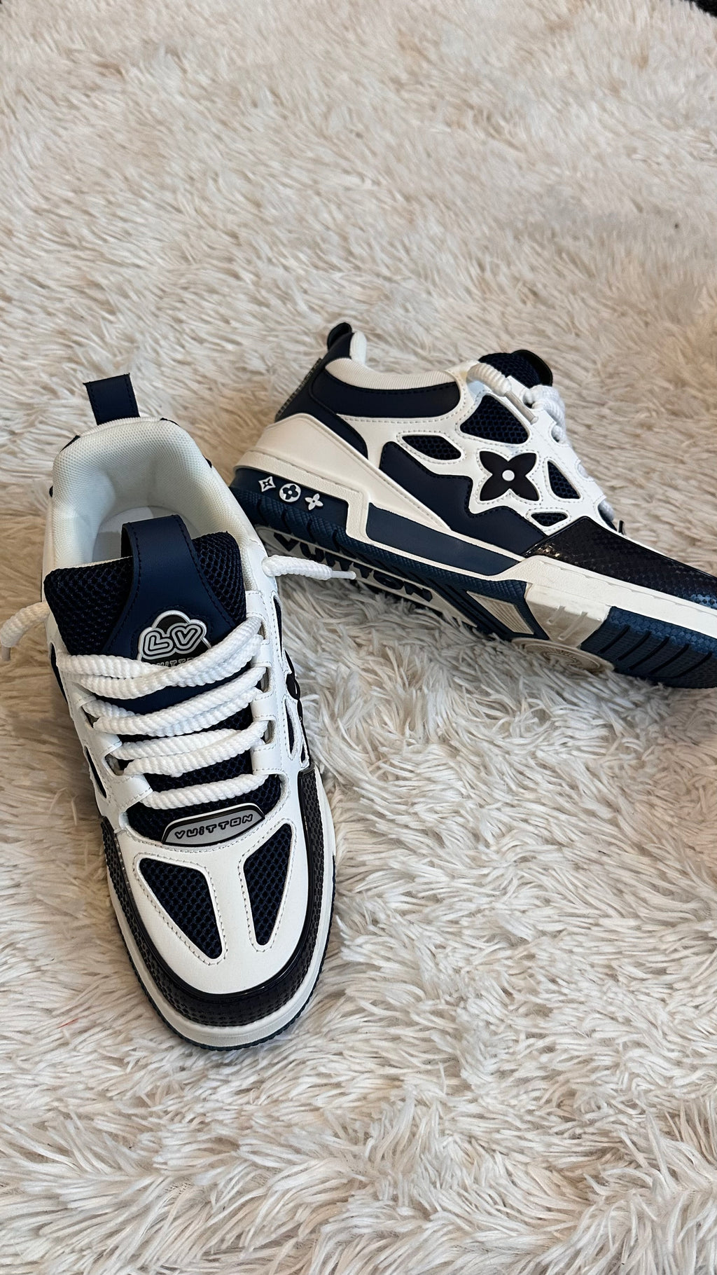 Basket Skate LV Bleu