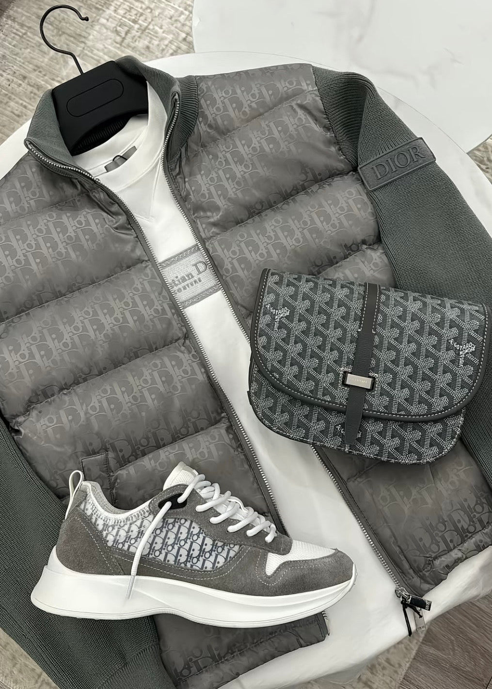 Jacke in graphitgrün