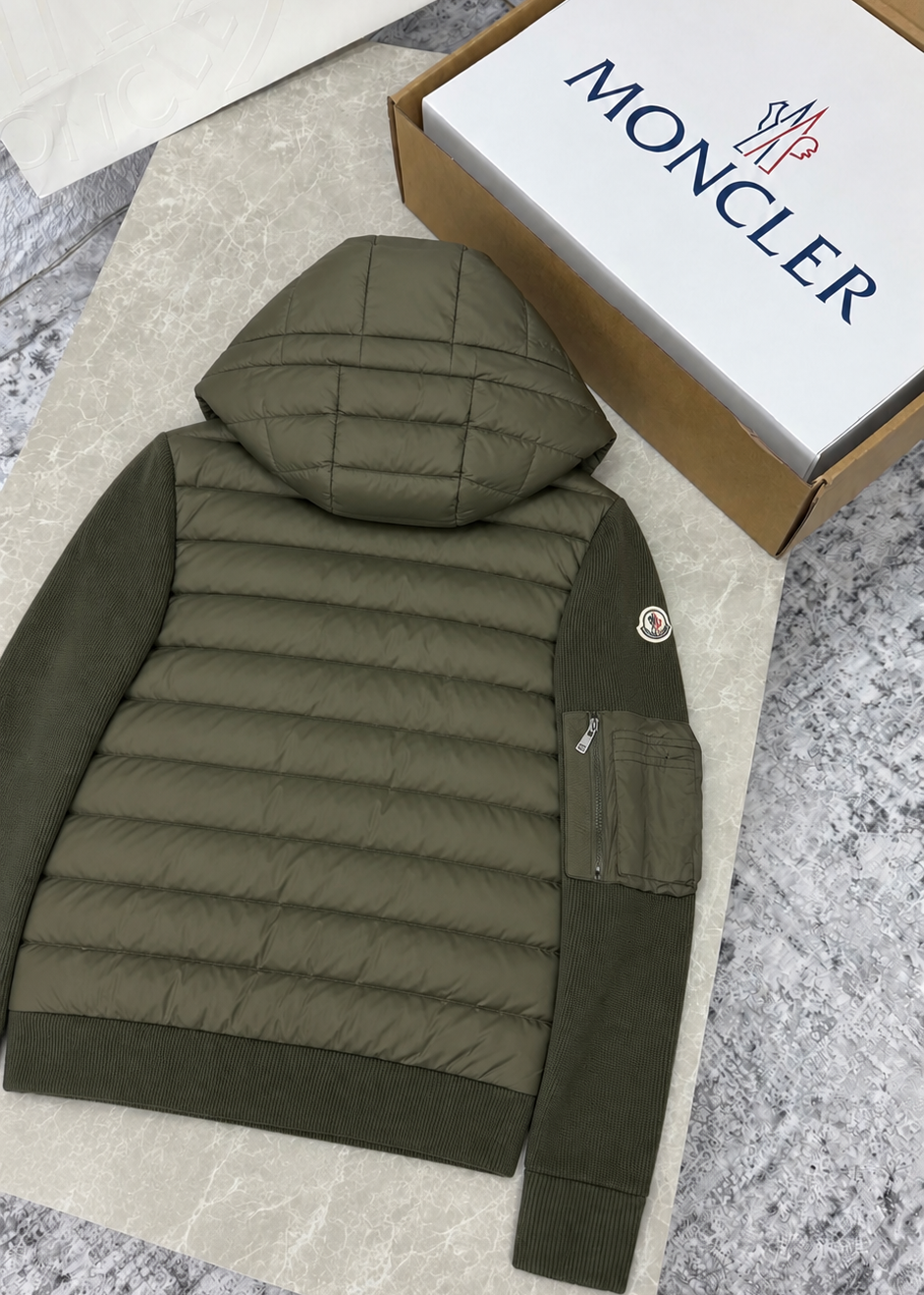 Gilet Mcr maille Vert