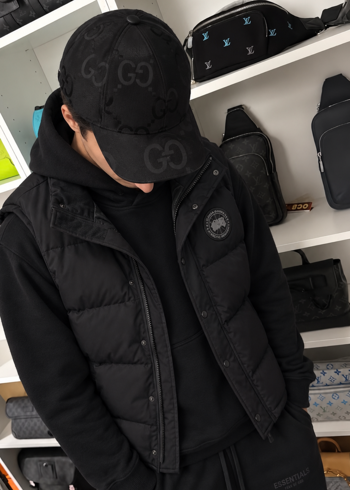 Veste sans manche Canada Noir