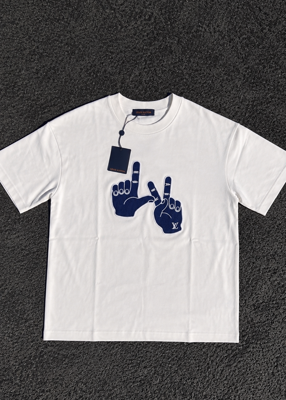 T-shirt LV Blanc/Bleu
