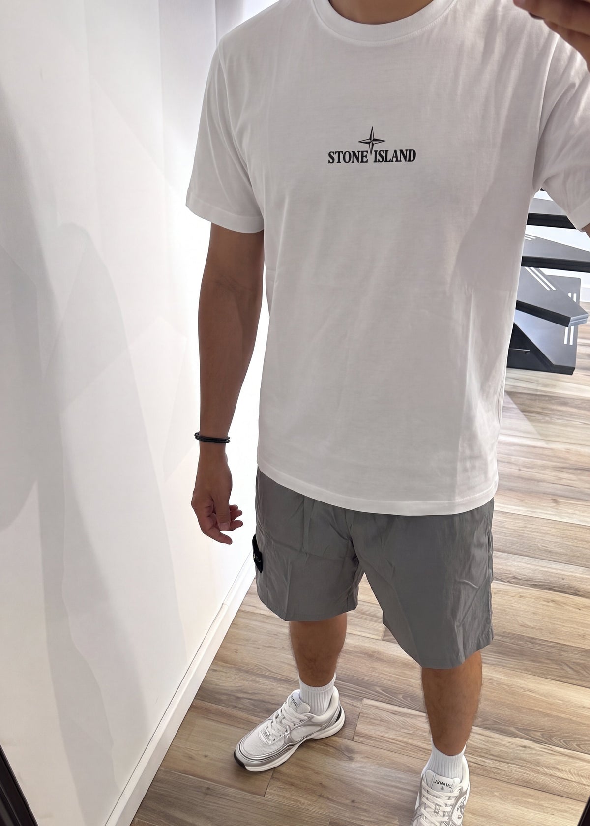 Ensemble island gris/blanc