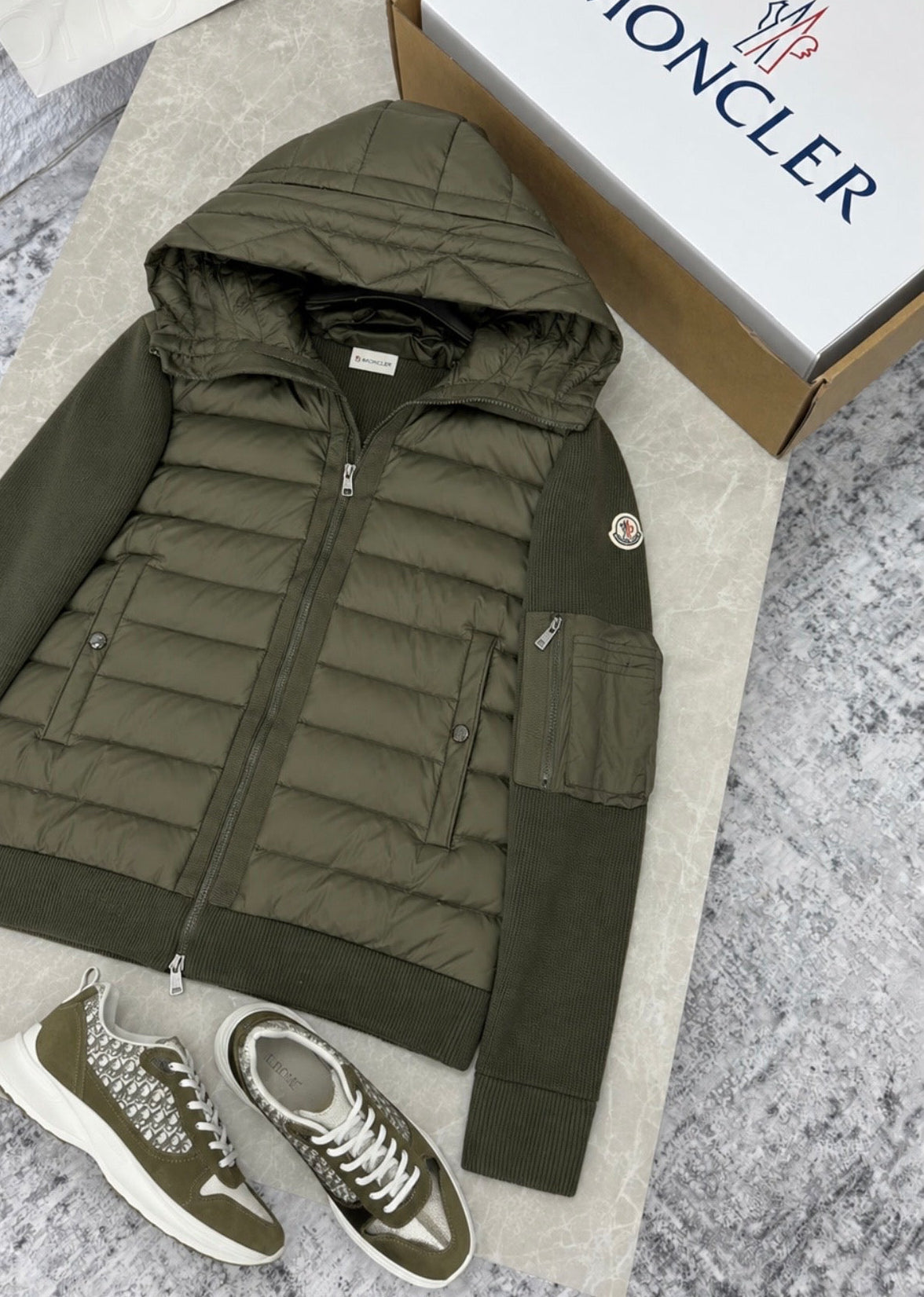Gilet Mcr maille Vert