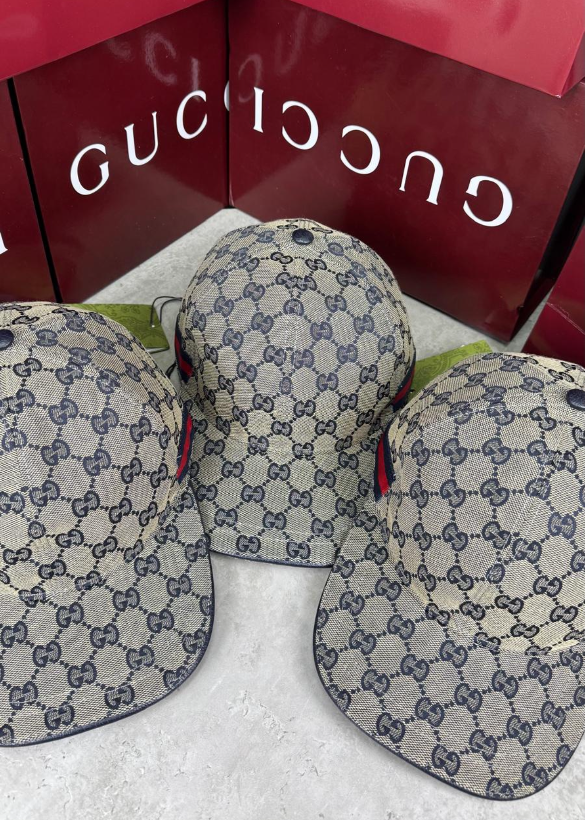 Casquette GG Grise