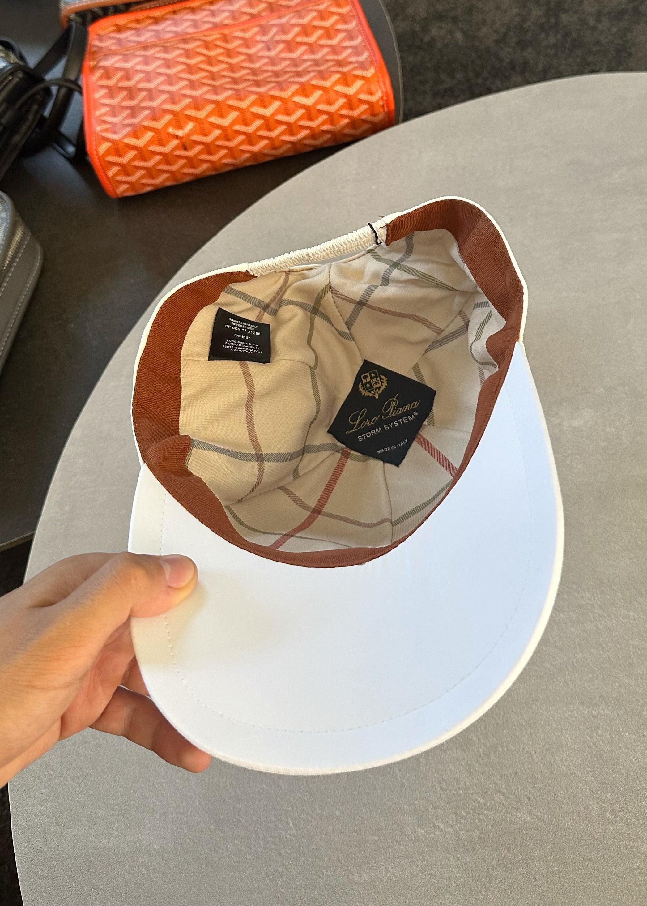 Casquette LP Blanc/Marron