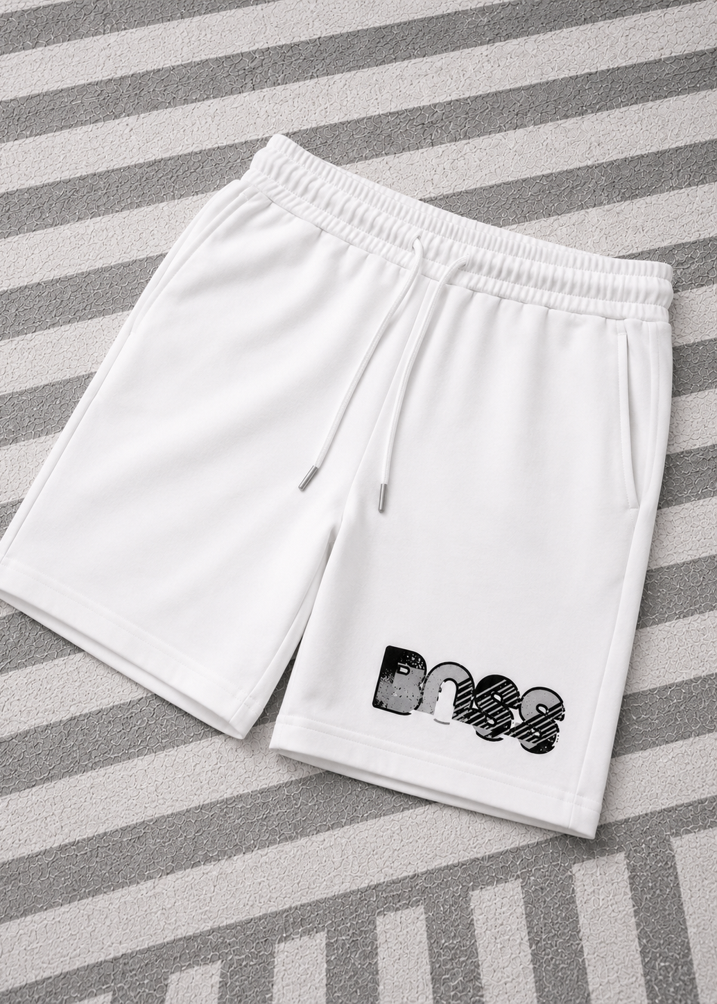 Boss White Summer Set