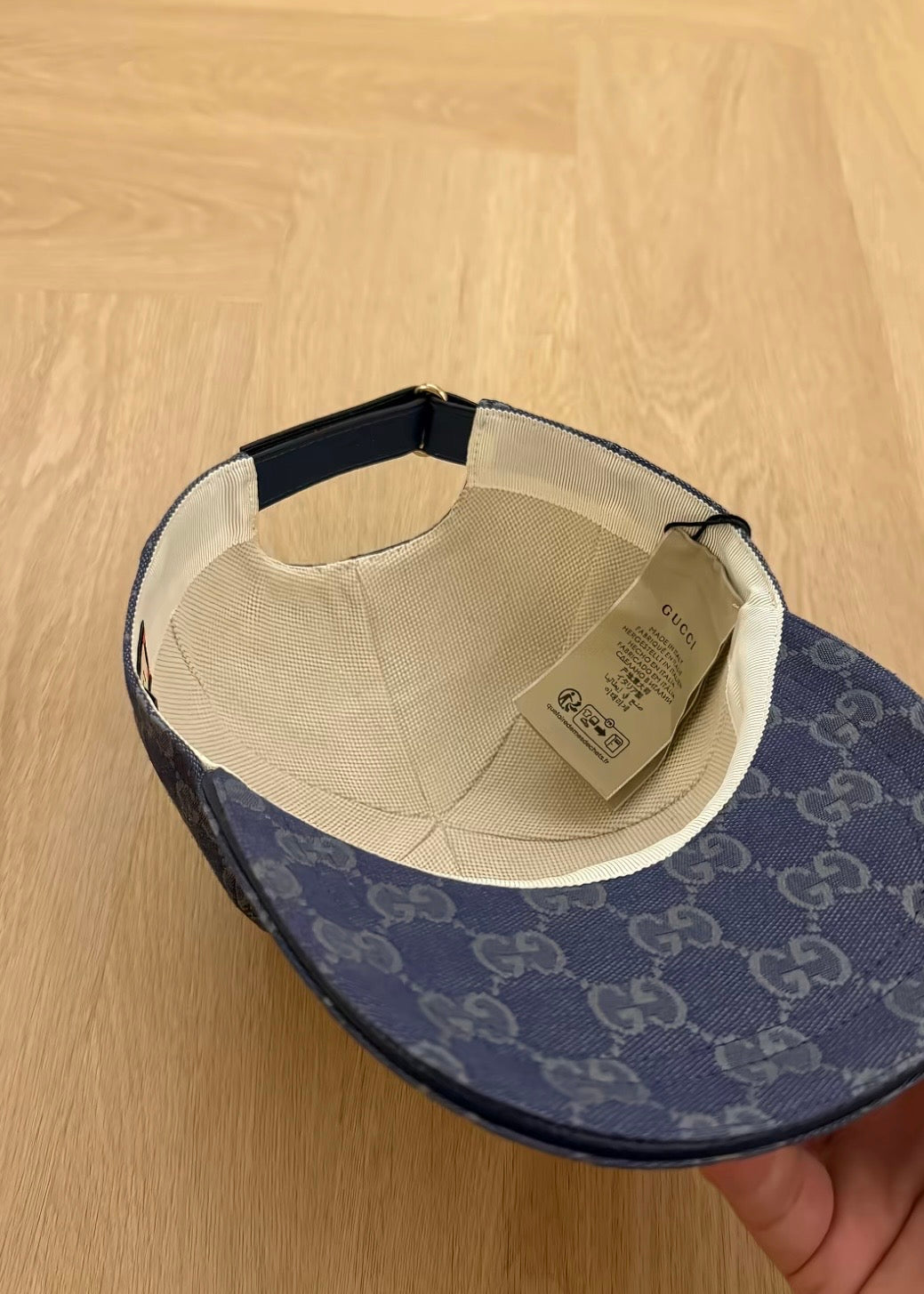 Casquette GG bleu