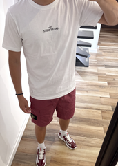 Ensemble island blanc/bordeau