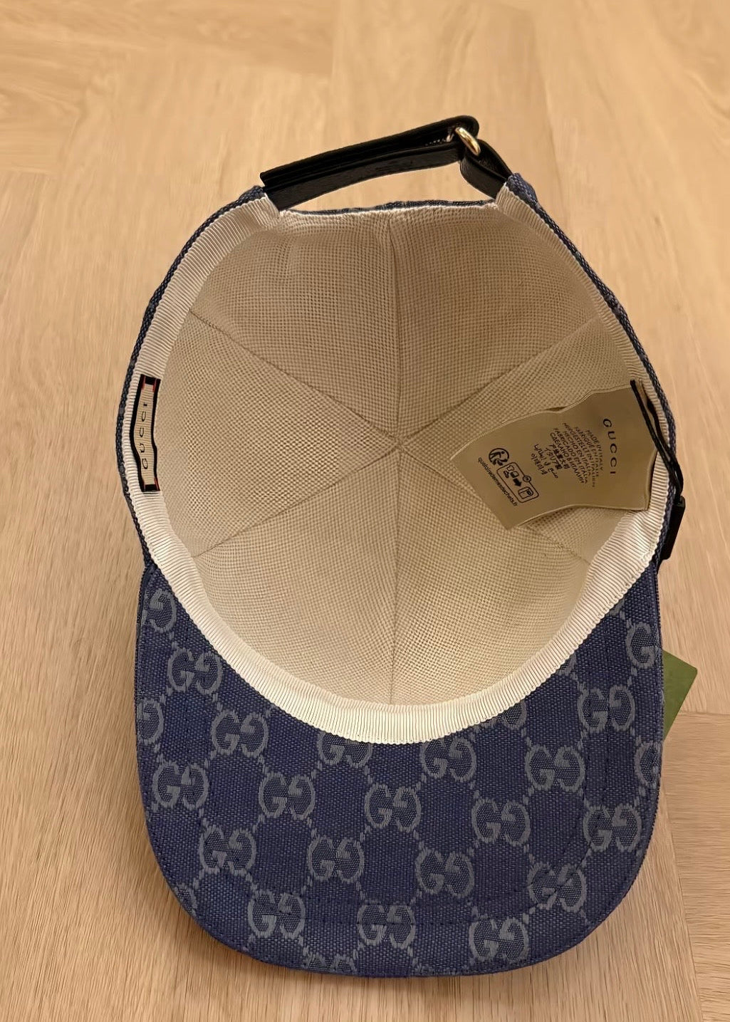 Casquette GG bleu