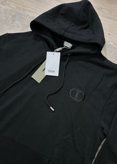 Pull noir à motif CD