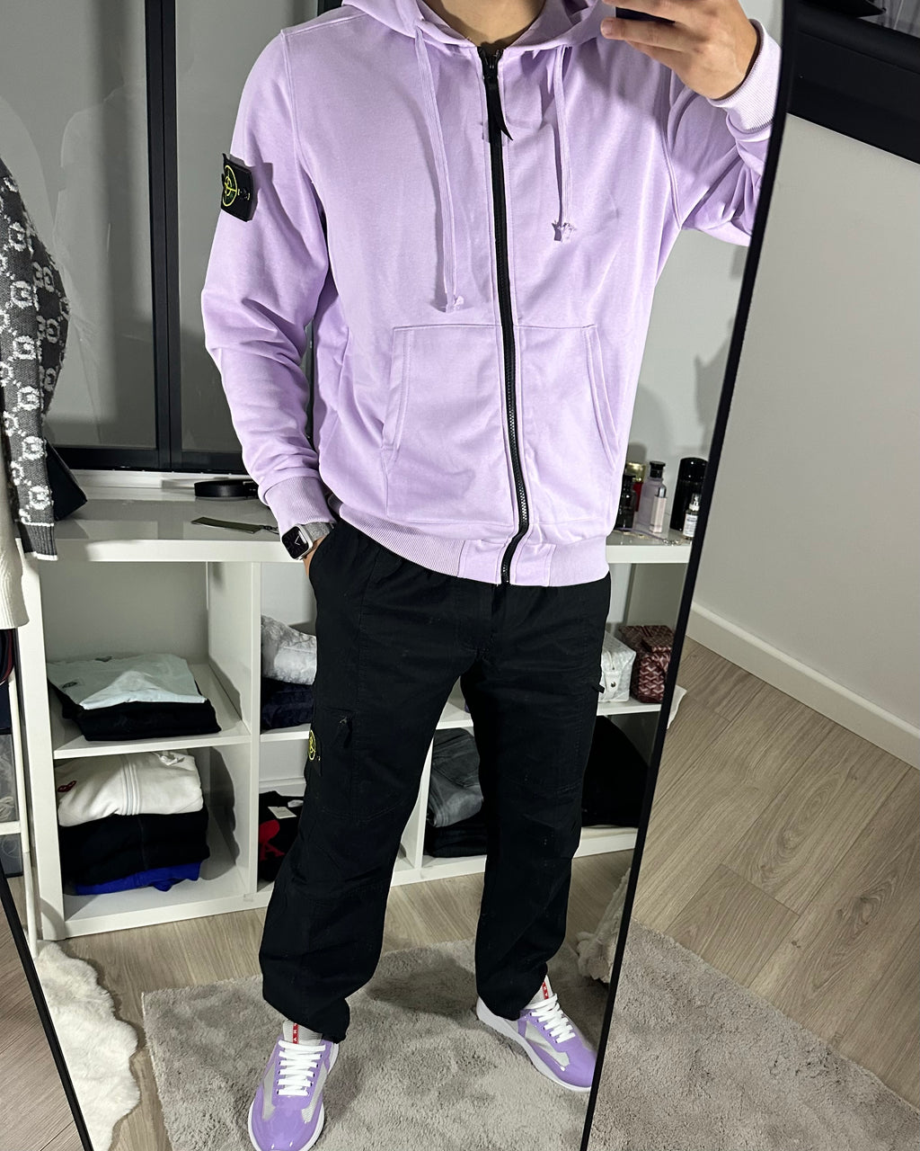 Gilet Stone Island Mauve