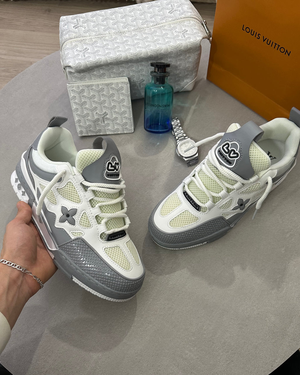 Basket Skate LV Gris